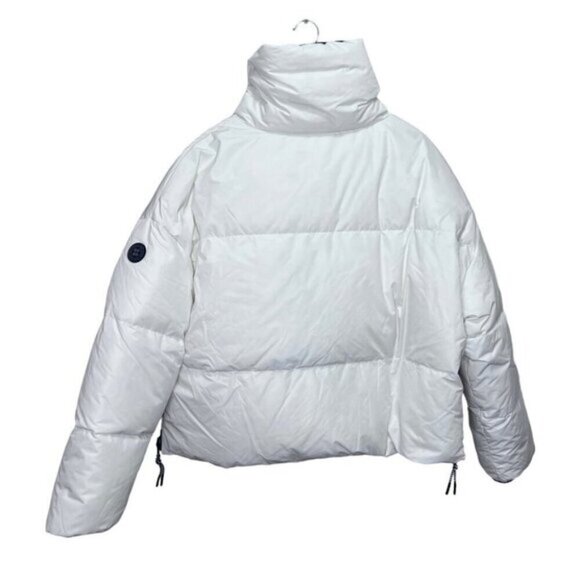 Sweaty Betty Downfill Puffer Reversible Jacket Navy White Large - Picture 6 of 13